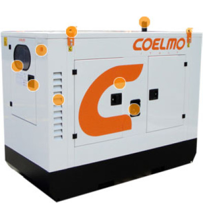 Generator curent (Grup electrogen) COELMO TEL 6.5-48GV, 6.5Kw